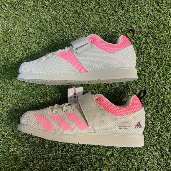 Adidas Adipower Powerlift 5 Weightlifting Linen Green GY8920 Men 8.5 Wmn 9.5 NEW - Picture 7 of 8